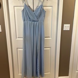 Ice Blue Bridesmaid Dress